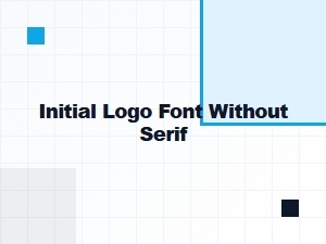 Crafting Minimalist Initials with Clean Sans Serif Fonts